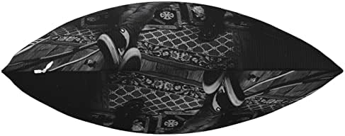 AMIOUDR Bouncing Rock Pillow Covers 18x18 Square with Hidden Zipper