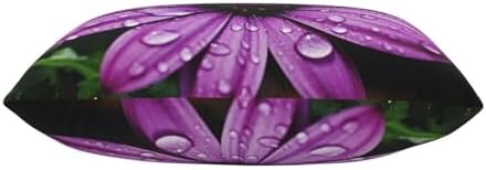 Purple Daisy Pillowcases Set of 2 King Size with Hidden Zipper