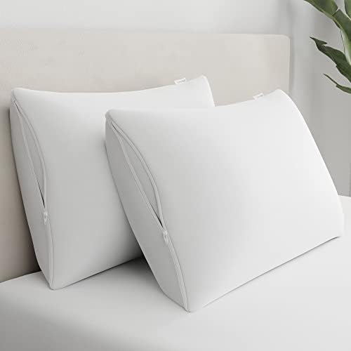 AllerEase Hypoallergenic Pillow Protector 2 Pack White