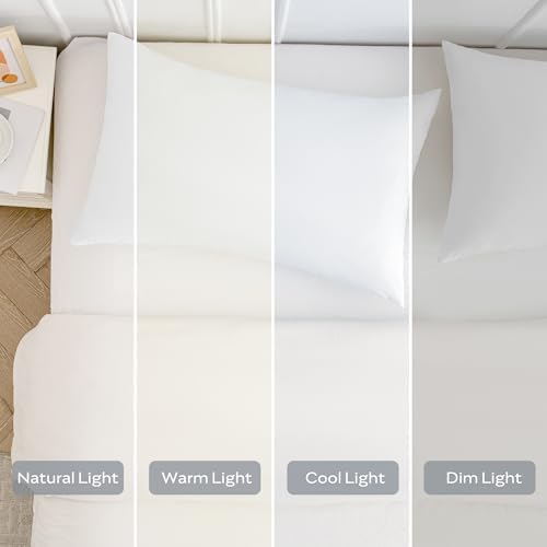 JELLYMONI Waterproof Pillow Protectors Queen Set of 2