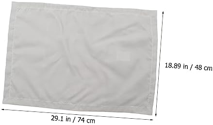 TOGEVAL 2pcs Gray Microfiber Pillow Protectors