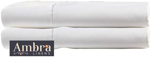 Ambra Linens Ultra Soft Pillow Protectors Set of 2