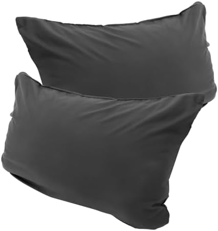 2pcs Solid Pillowcases Soft Comfortable for Home and Dorm Use