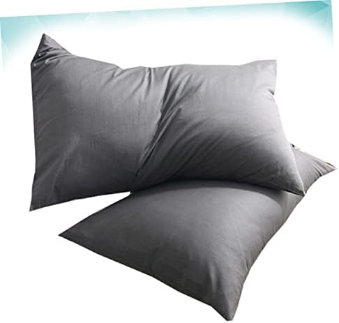 ULDIGI Dark Grey Pure Cotton Pillowcase Cover