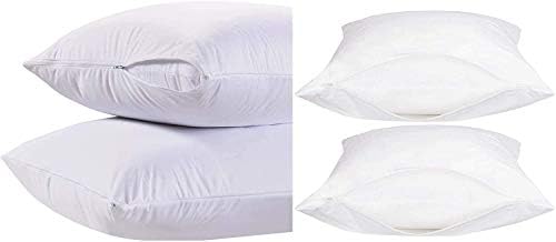 The Curtain Shop Set of 2 Vinyl Zippered Pillow Protectors