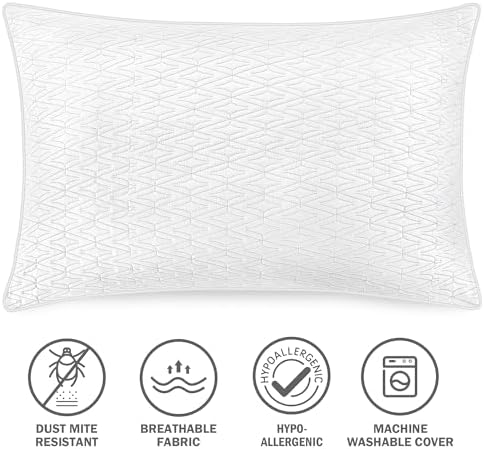 Enjoy Life Cooling Pillow Protectors with Zipper - Set of 2