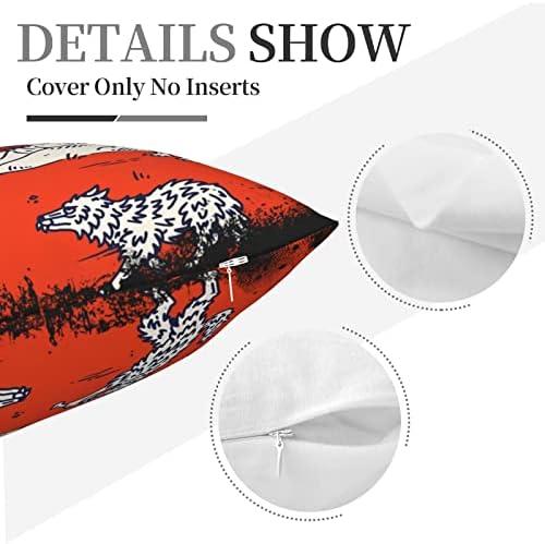 AMIOUDR 18x18 Inch Throw Pillow Cover with Hidden Zipper 1