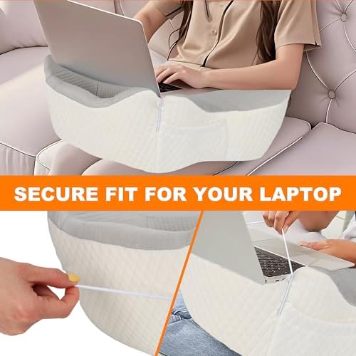 Leafora Reading Pillow for Laptop Gaming and Work