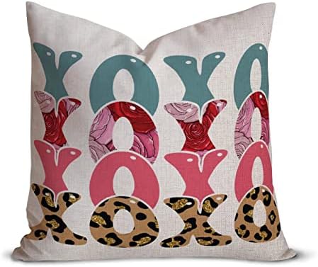BESTORLOVE XOXO Love You Pillow 20x20in