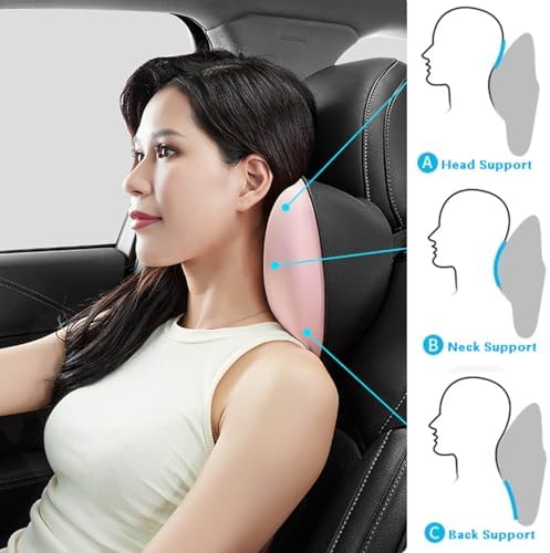 GOFOME Car Neck Lumbar Support Pillow Set
