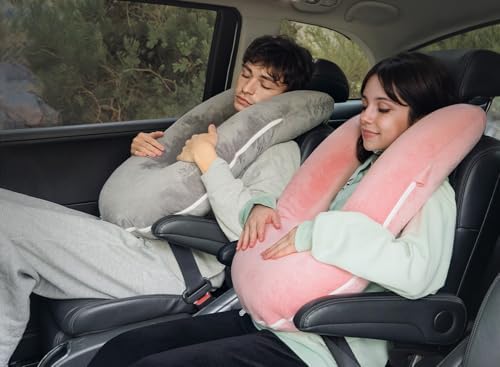 QUEEN ROSE Pink Travel Pillow for Car