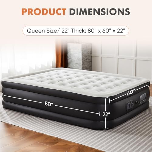Elevon Queen Air Mattress with Built-in Pump 1