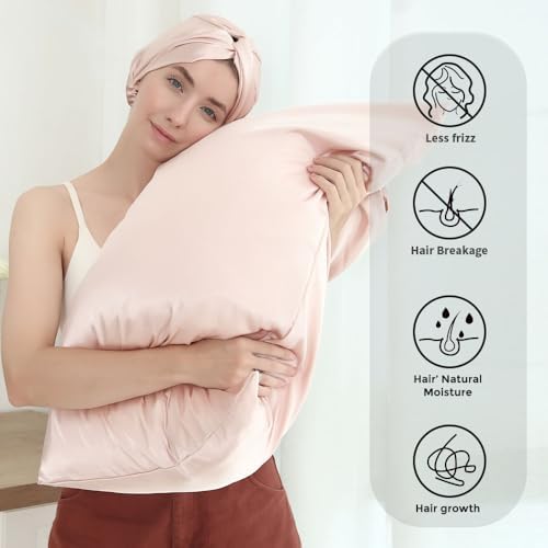 CHASESUN Silky Satin Pillowcase with Envelope Closure