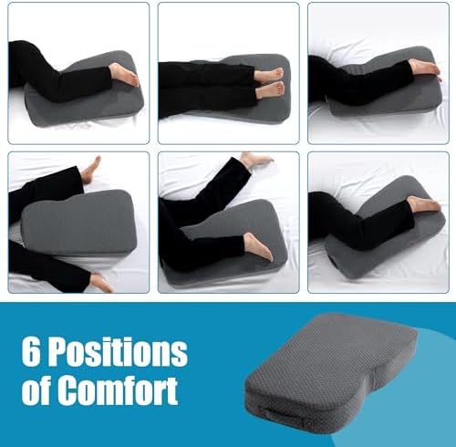 HOMBYS Memory Foam Knee Pillow for Side Sleepers
