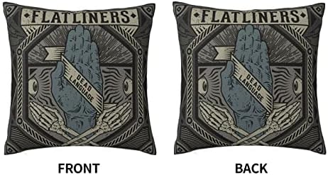 AMIOUDR Throw Pillow Covers 18x18 Inch Square with Hidden Zipper