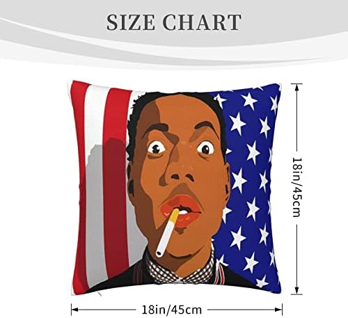AMIOUDR Throw Pillow Covers Chance Singer The Rapper 18x18 Square Pillowcase