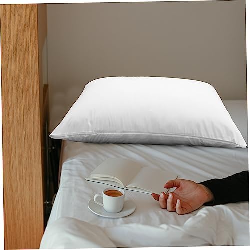 Mobestech 2Pcs Zipper Pillow Covers for Home and Hotel Use