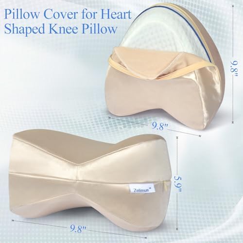 Zelimun Heart-Shaped Knee Pillow Cover 98x98x59 Inches