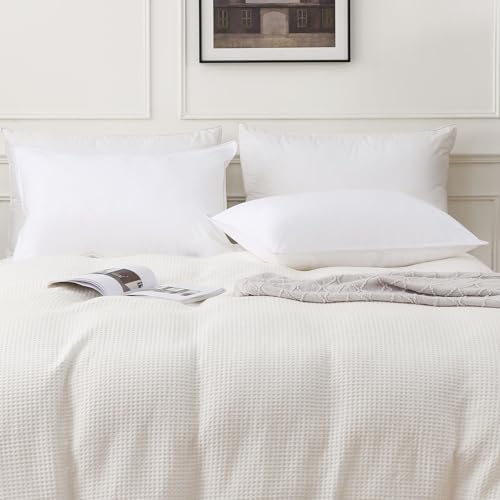 VANSILK Queen Bed Pillows Set of 2 Soft Down Alternative Support Pillow