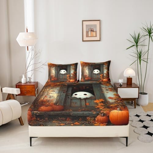 Castle Fairy Cute Ghost Deep Pocket Twin Sheet Set