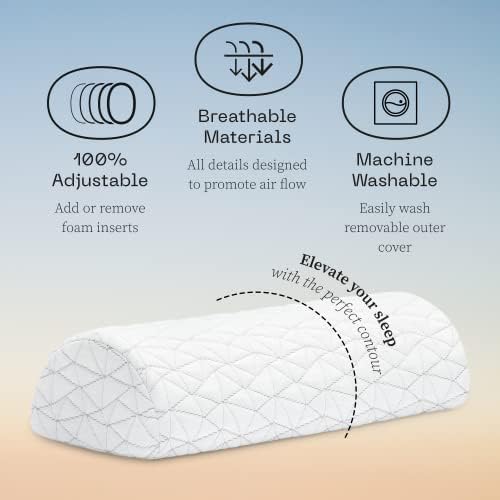 Coop Home Goods 4 Position Adjustable Support Pillow