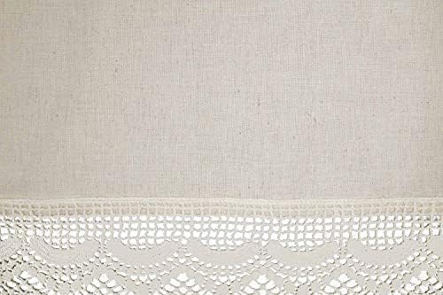 Flax and Lace King Bed Skirt 16 Drop