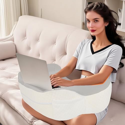 Leafora Reading Pillow for Laptop Gaming and Work
