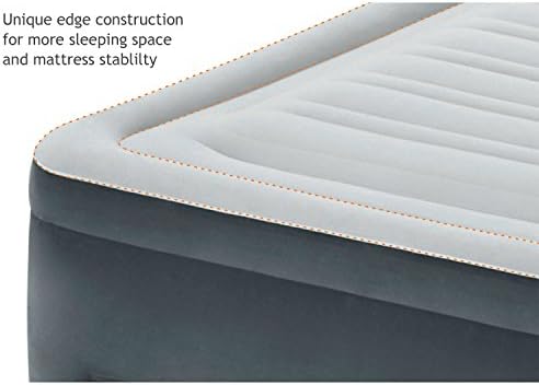 Intex Comfort Plush Elevated Airbed with Electric Pump Queen