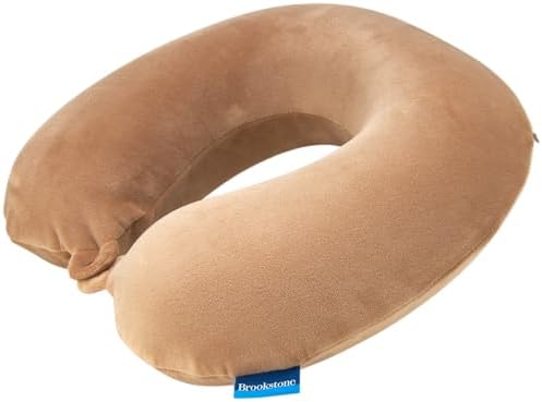 Brookstone Travel Neck Pillow - Khaki