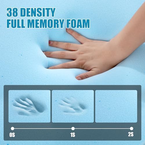 HOMBYS Memory Foam Knee Pillow for Side Sleepers
