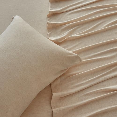 Great Bay Home Cotton Jersey Knit Twin XL Sheet Set
