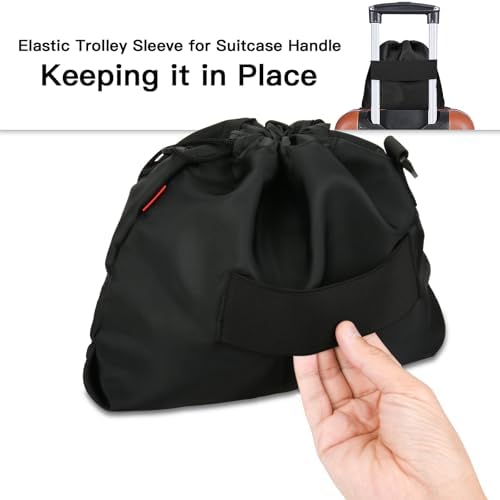 Homakover Travel Neck Pillow Carry Bag with Trolley Sleeve and Adjustable Strap