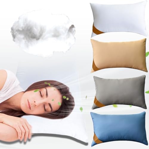 Collection Bed Pillows Standard - Comfortable Down Filled Pillow for Sleepers