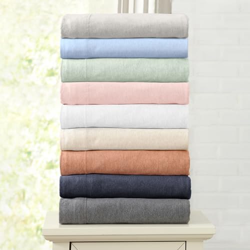 Great Bay Home Cotton Jersey Knit Twin XL Sheet Set