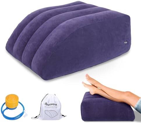 INFLATEFLY Leg Elevation Pillow - Adjustable Inflatable Wedge for Comfort and Recovery