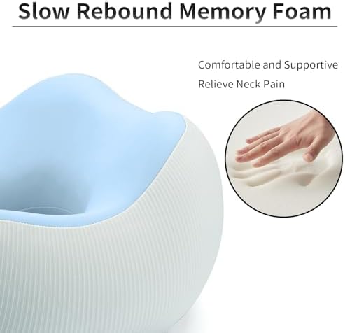 Comphekept Thickened Memory Foam Travel Neck Pillow for Women