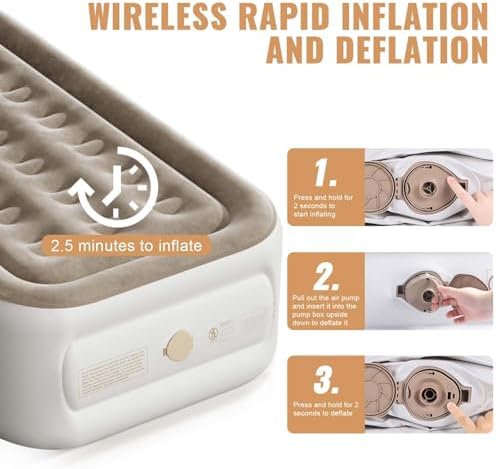 Sebor Queen Air Mattress with Built in Pump