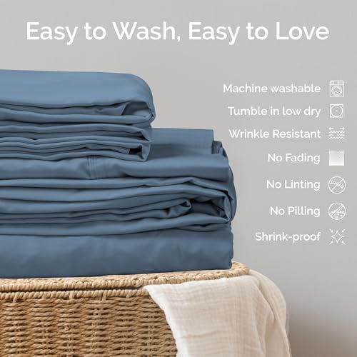 Bamtek Cooling Bamboo Pillow Cases Queen Size Set of 2