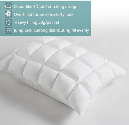 Madison Park Stay Puffed Pillowcase with Zipper Closure