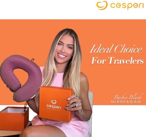 Cesperi Travel Pillow with Eye Mask and Earplug Kit 1