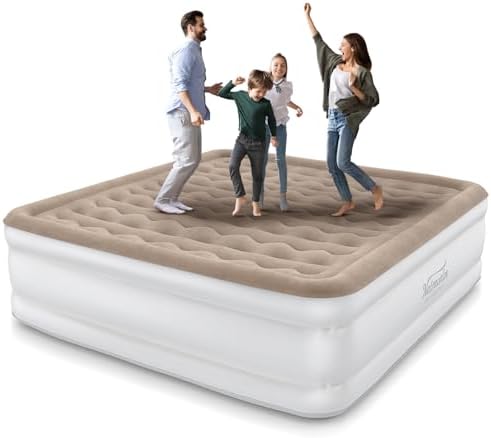 NatraCalm King Air Mattress with Built in Pump