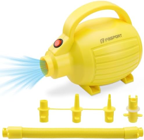 FBSPORT 600W Air Pump with 4 Nozzles for Inflatable Mats 1