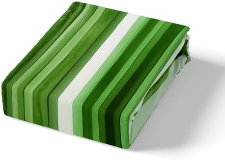 Castle Fairy Watercolor Striped Geometry Bed Sheet Set