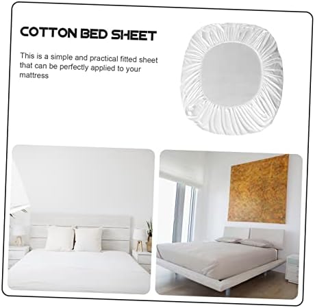 GAROZATION Cotton Fitted Sheet Twin Mattress Cover