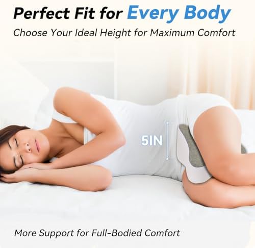 Knee Pillow for Side Sleepers Back Pain Relief