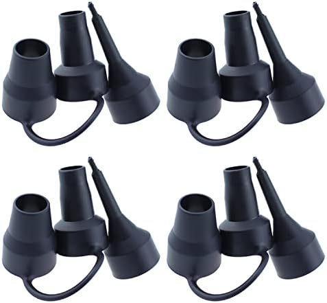 4 Sets Air Pump Nozzle Replacement Kit with Small Medium Large Heads
