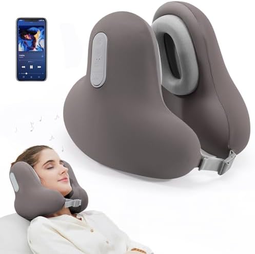 Yvnens Travel Music Pillow with Bluetooth Headset