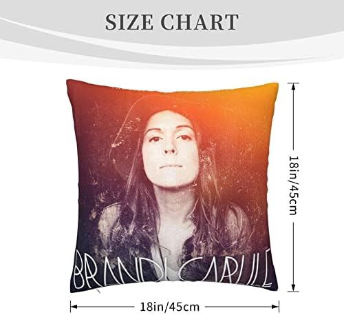 AMIOUDR 18x18 Throw Pillow Cover with Hidden Zipper