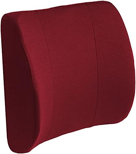 DMI Memory Foam Lumbar Pillow with Strap for Back Pain Relief