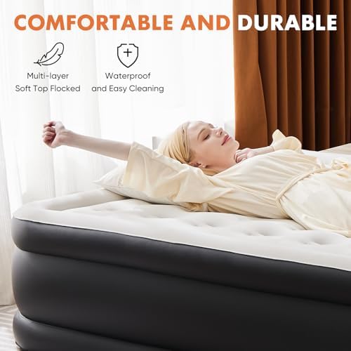Elevon Queen Air Mattress with Built-in Pump